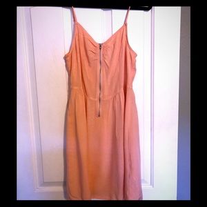 H&M coral dress